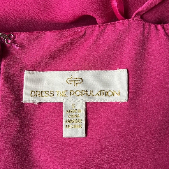 Dress the Population Cambria Cutout Twist Bodice Maxi Dress Gown Size Small - Picture 13 of 14